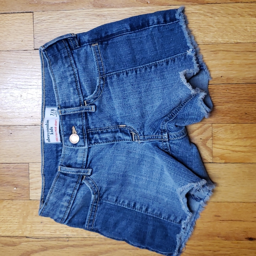 Abercrombie Kids Denim Jean Shorts Girls 7/8